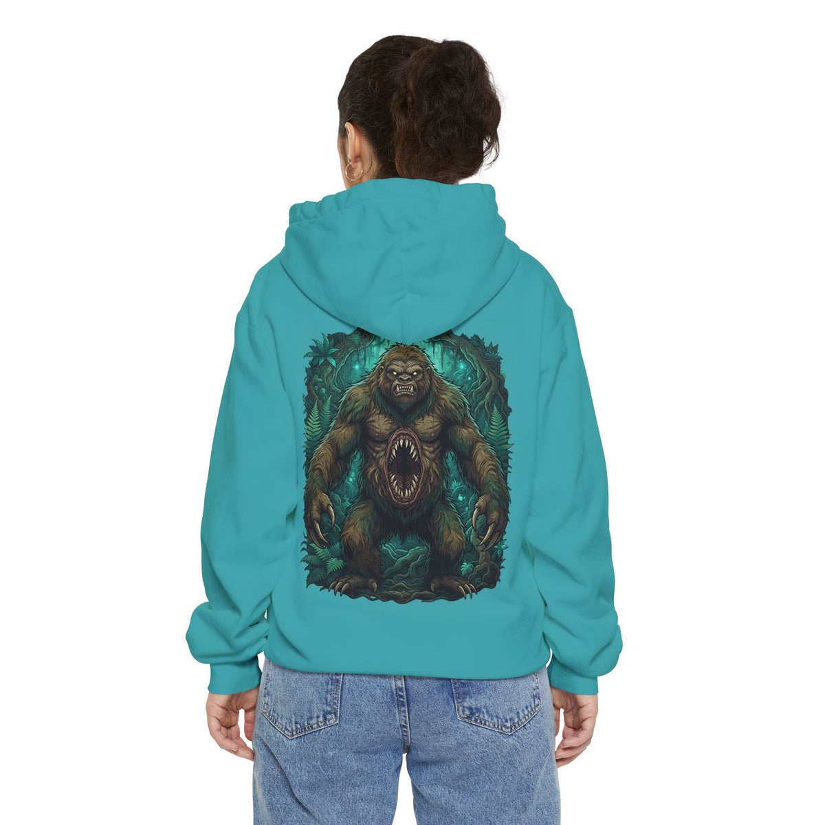 Color: Seafoam | Mapinguari (Amazon Rainforest) Garment-Dyed Hoodie
