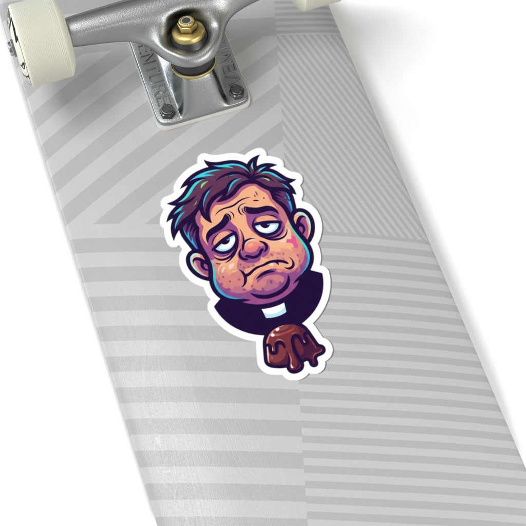 "Forgive Me Father Too Much Candy" Sticker
