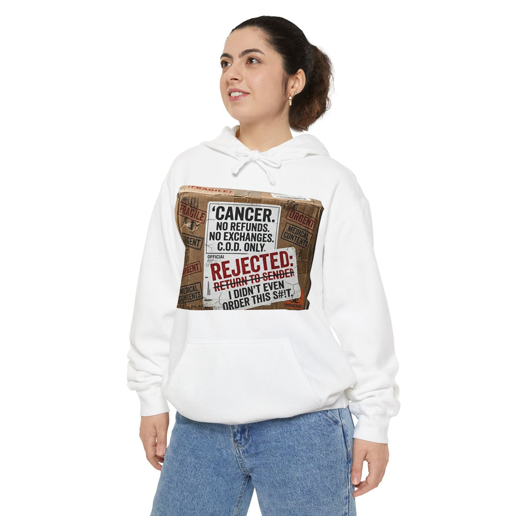 Return to Sender: Cancer Edition | Garment-Dyed Hoodie — AttitudeShirts