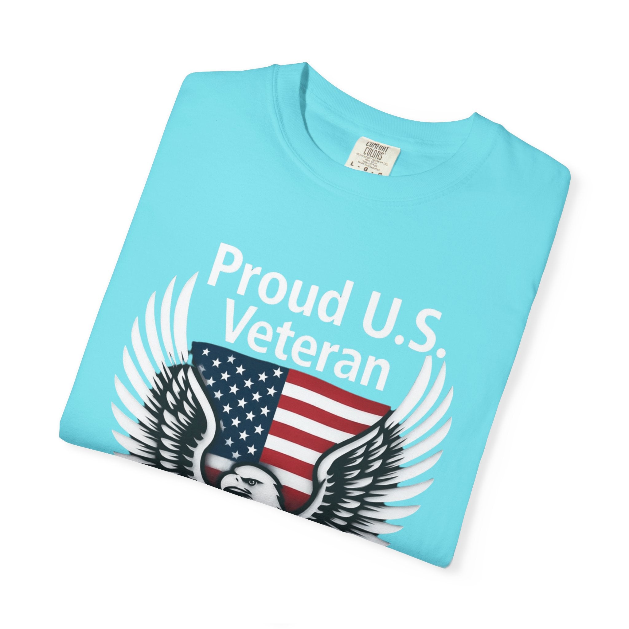 "Proud Veteran" Unisex Garment-Dyed T-shirt