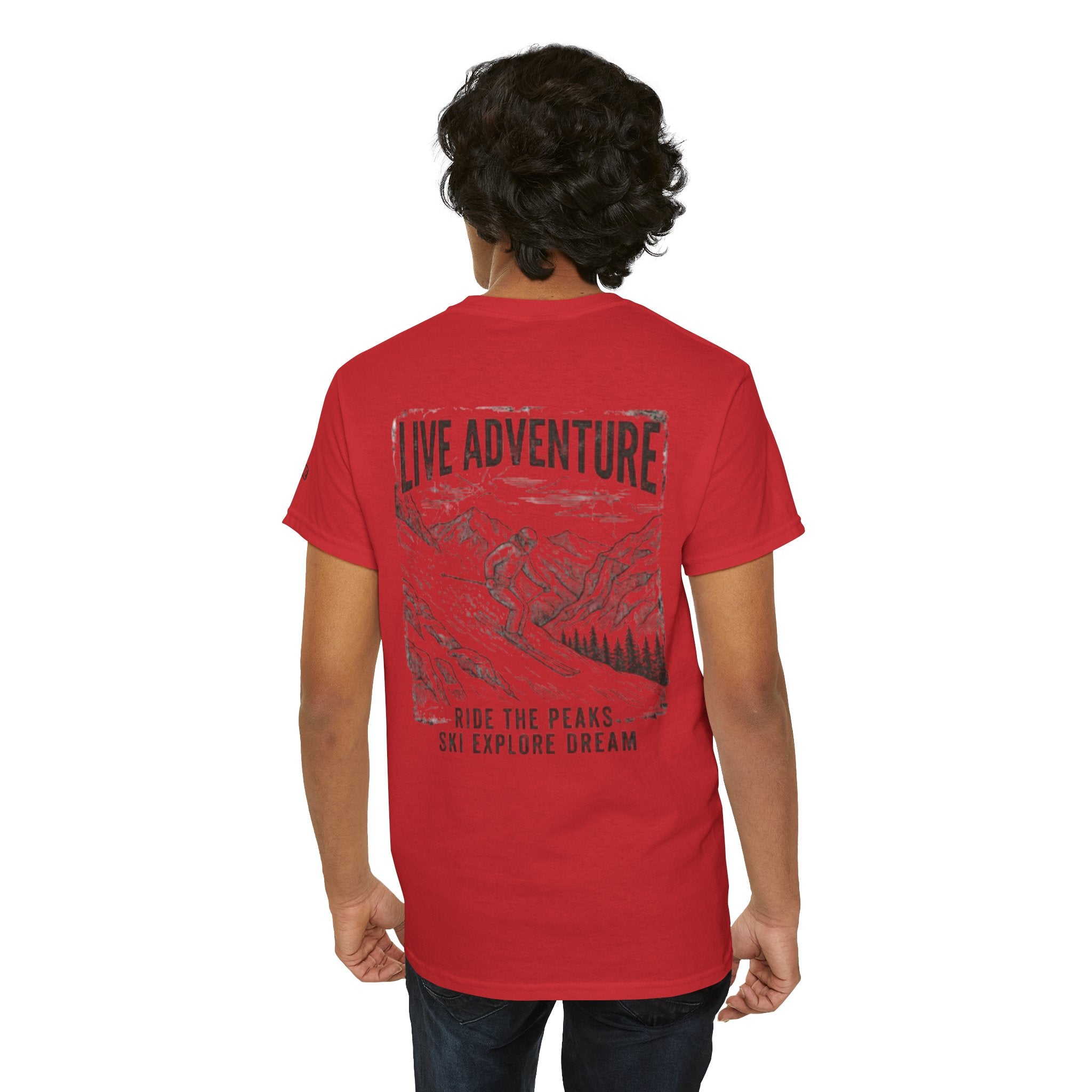"Live Adventure - Ski" Premium Graphic Tee