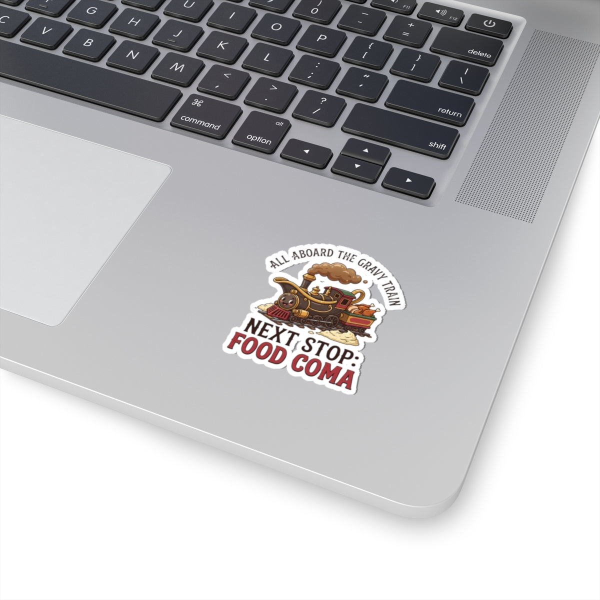 "Next Stop Food Coma" Sticker — Main