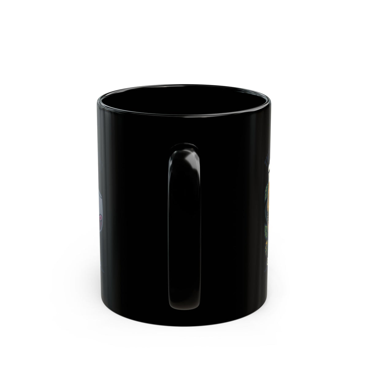 "The Beer Always Wins" Black Ceramic Mug