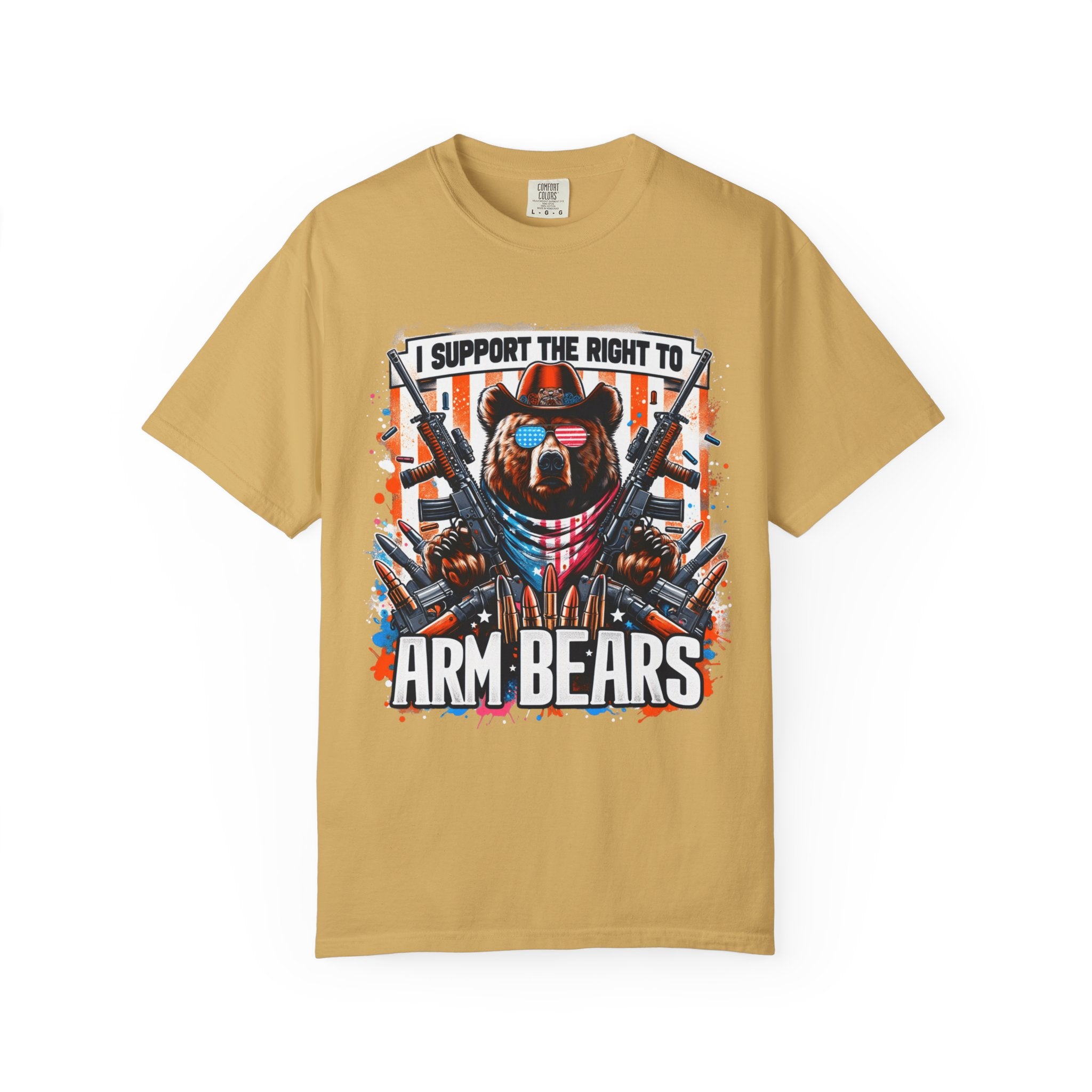 "Right to Arm Bears" Unisex Garment-Dyed T-shirt