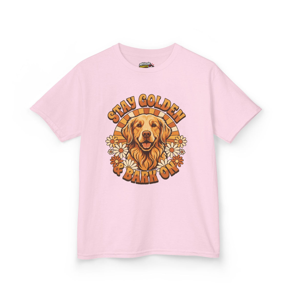 "Stay Golden & Bark On" Kids Tee