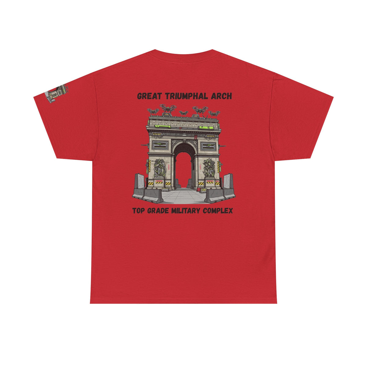 Color: Red | Top Grade Military Complex Premium Graphic Tee