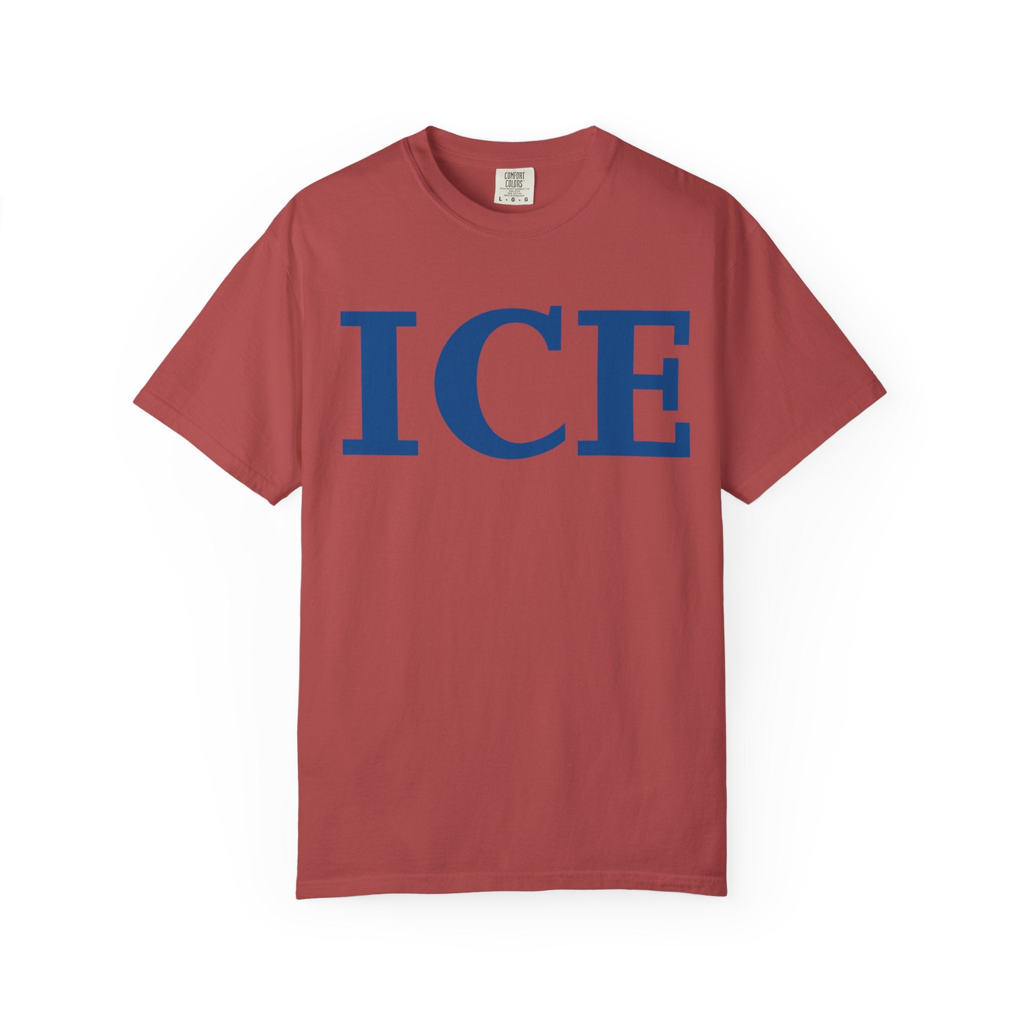 "ICE LOGO" Unisex Garment-Dyed T-shirt