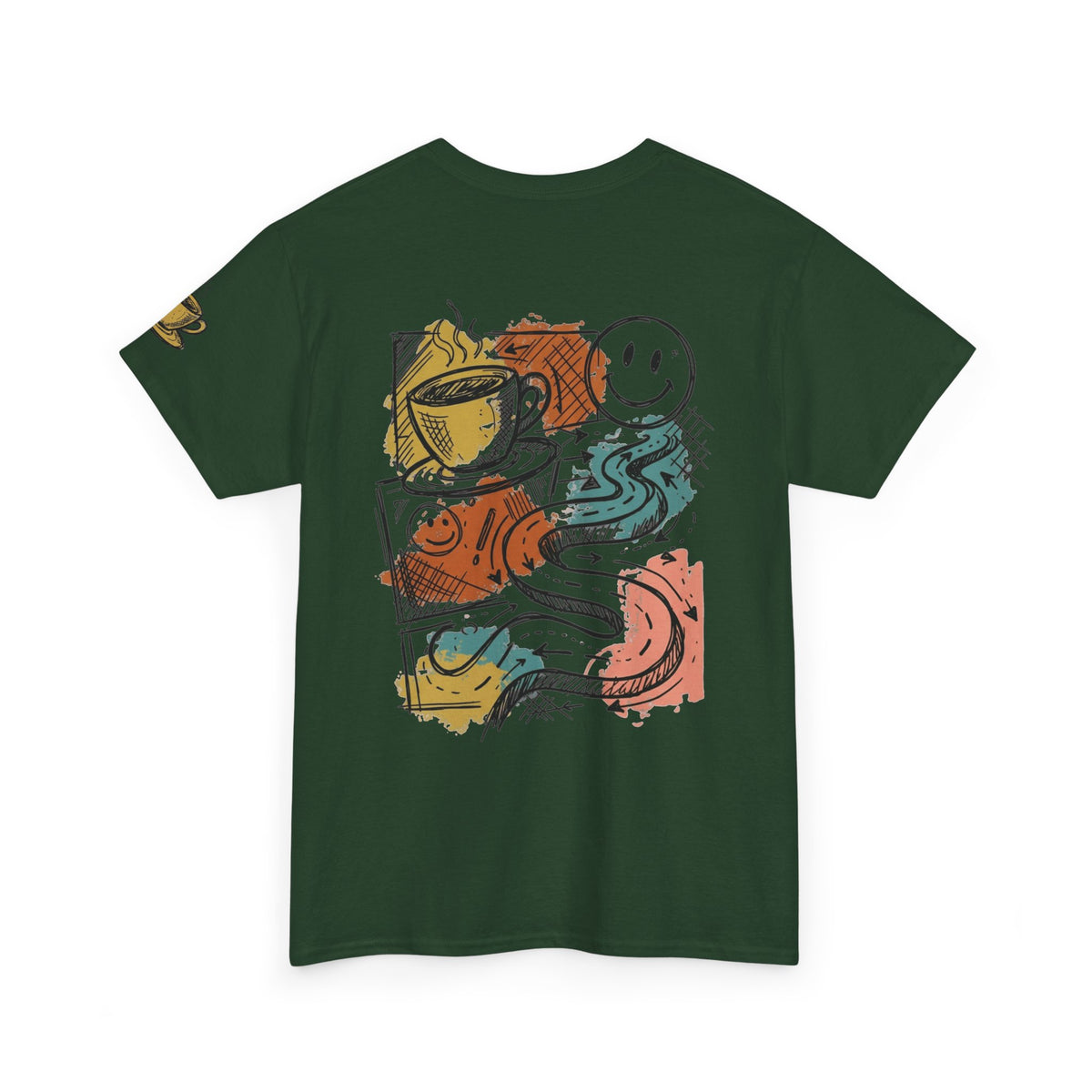 "Happy Coffee" Premium Graphic Tee