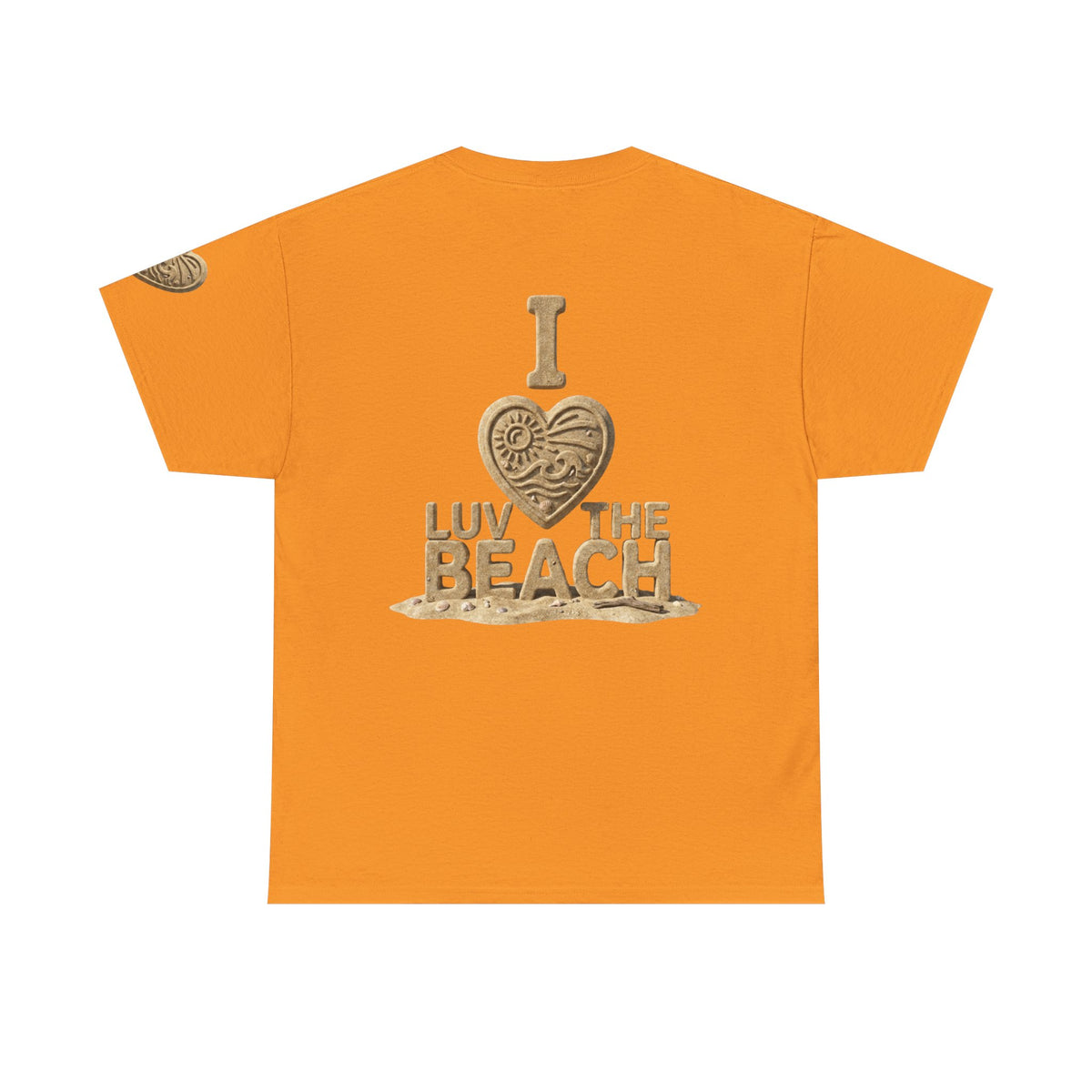 Color: Tennessee Orange | I Luv The Beach Premium Graphic Tee