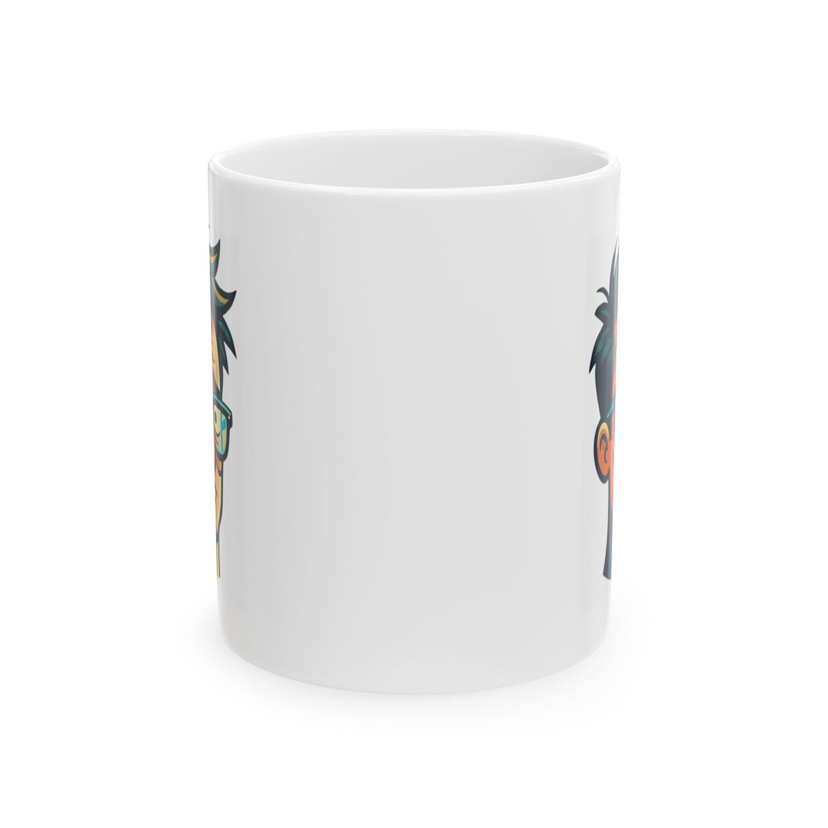 "Responsible Adult Costume" White Ceramic Mug — Graphic