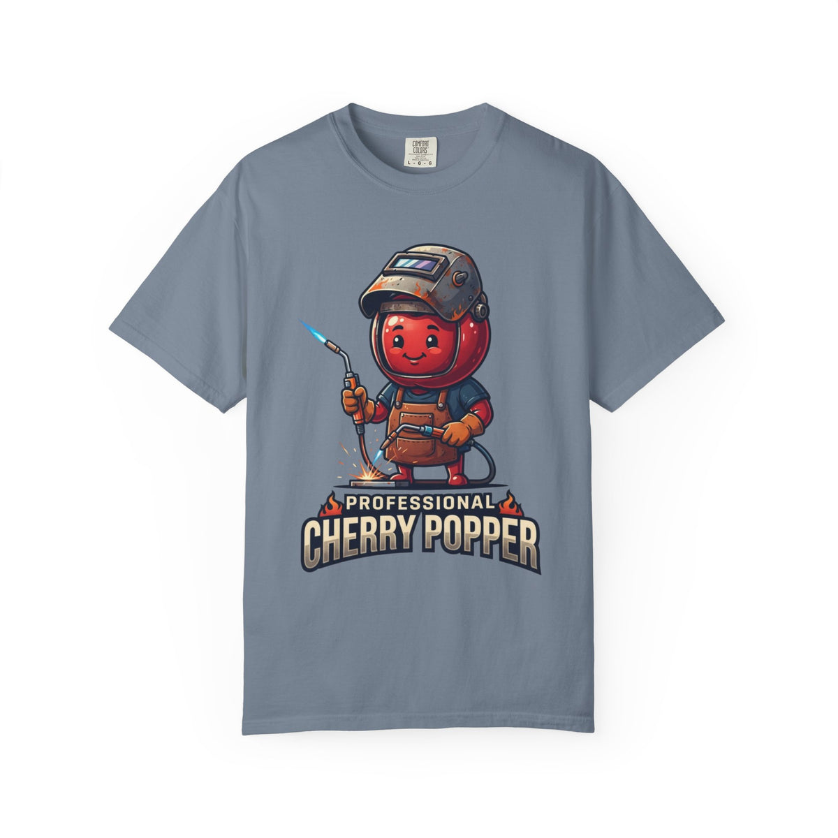 Color: Blue Jean | Professional Cherry Popper Unisex Garment-Dyed Tee