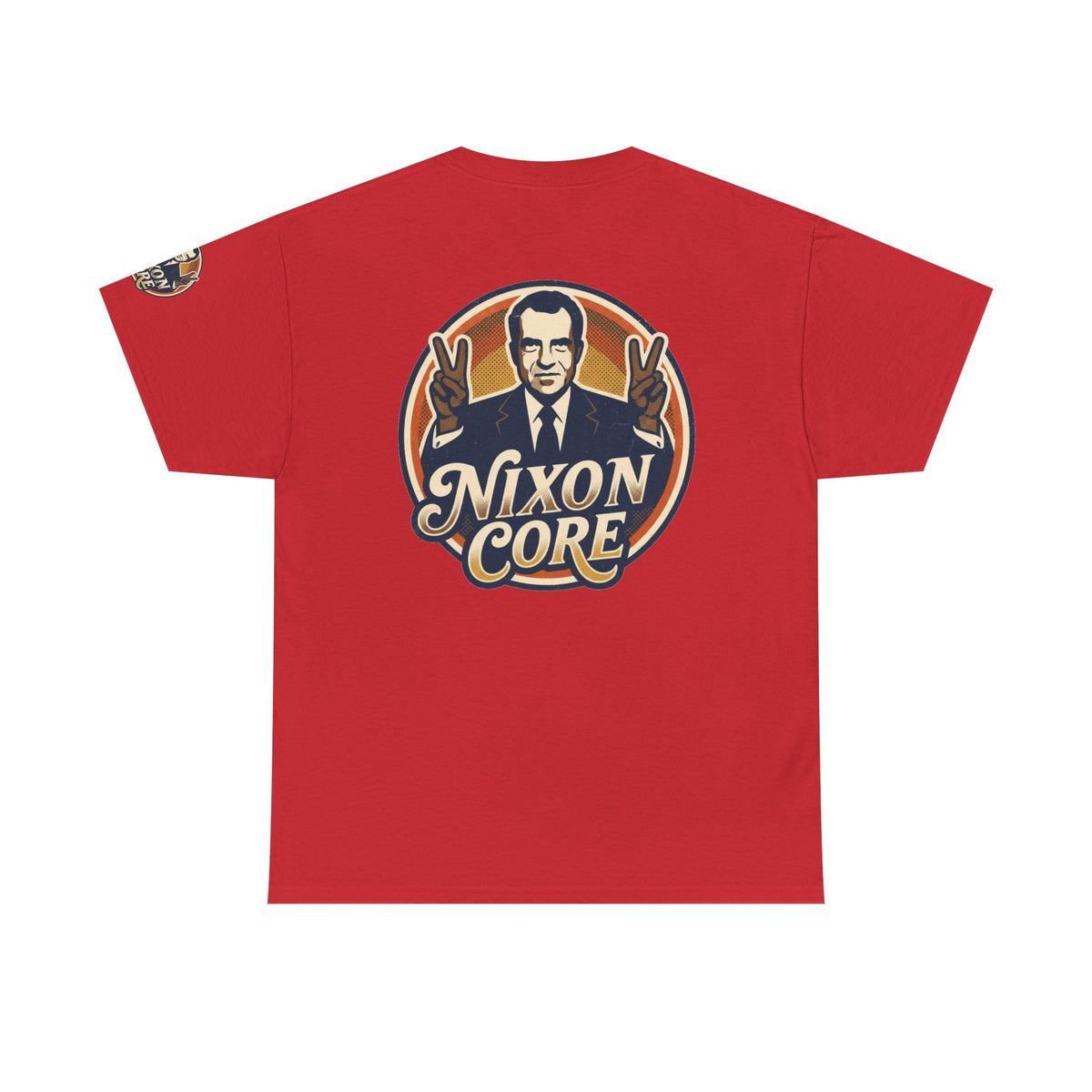 Color: Red | Nixon Core Premium Graphic Tee