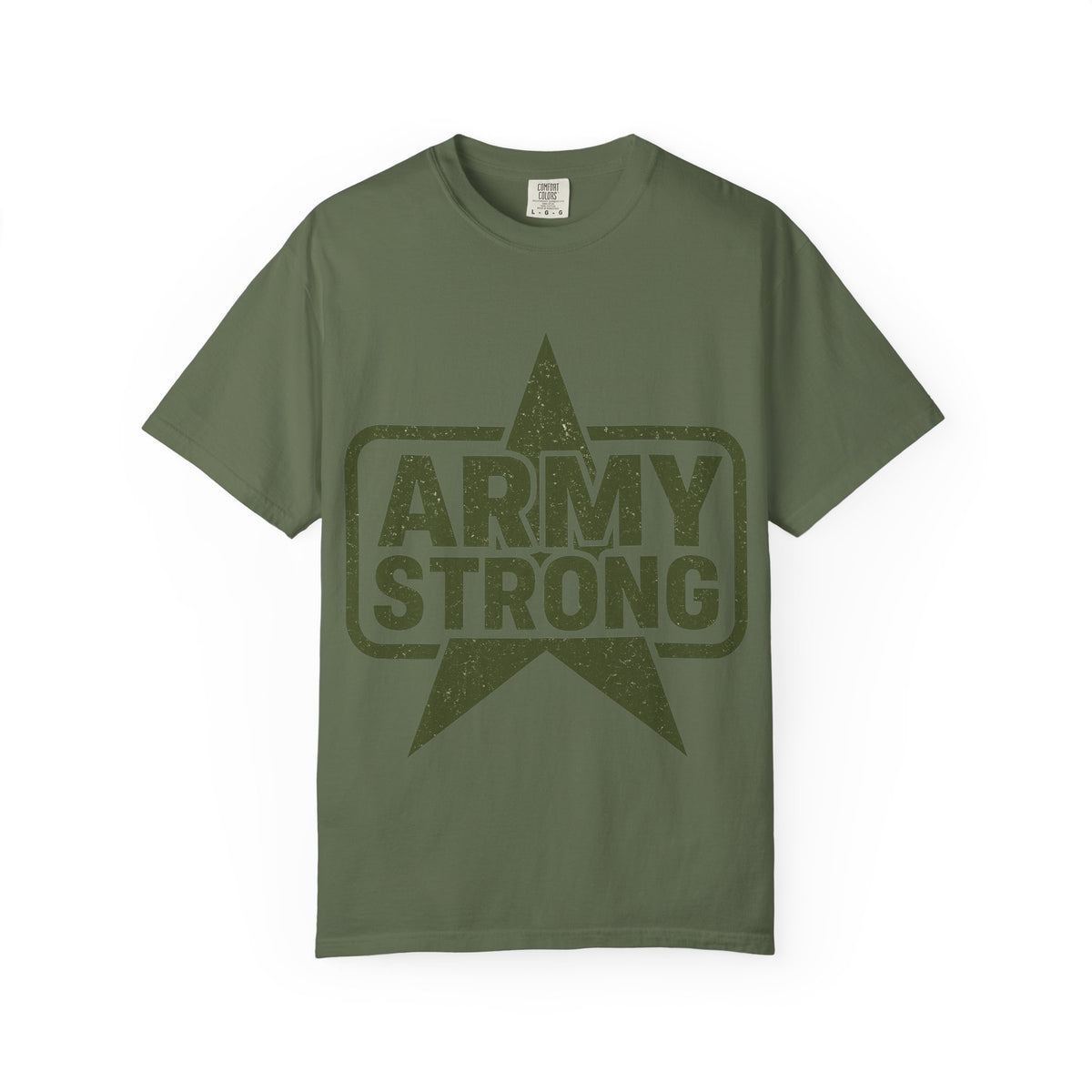 Color: Sage | Army Strong Unisex Garment-Dyed T-shirt