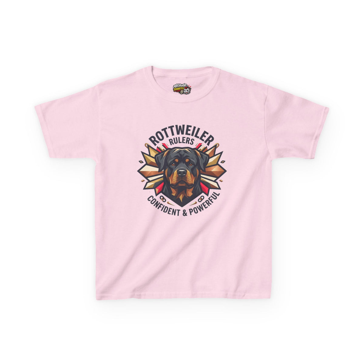 "Rottweiler Rulers Confident Powerful" Kids Tee