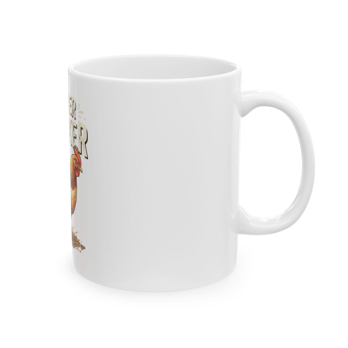 "Mother Clucker" White Ceramic Mug