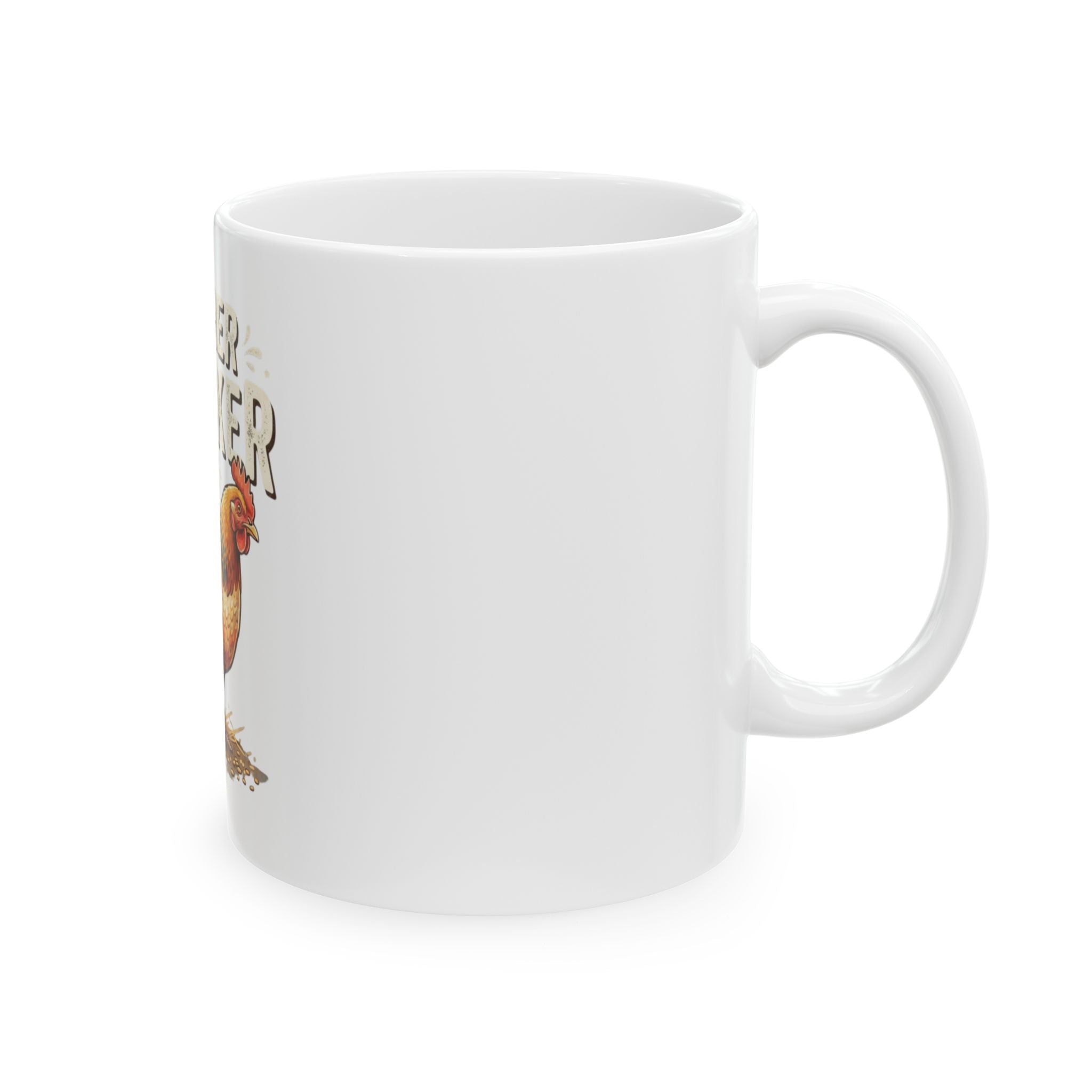"Mother Clucker" White Ceramic Mug