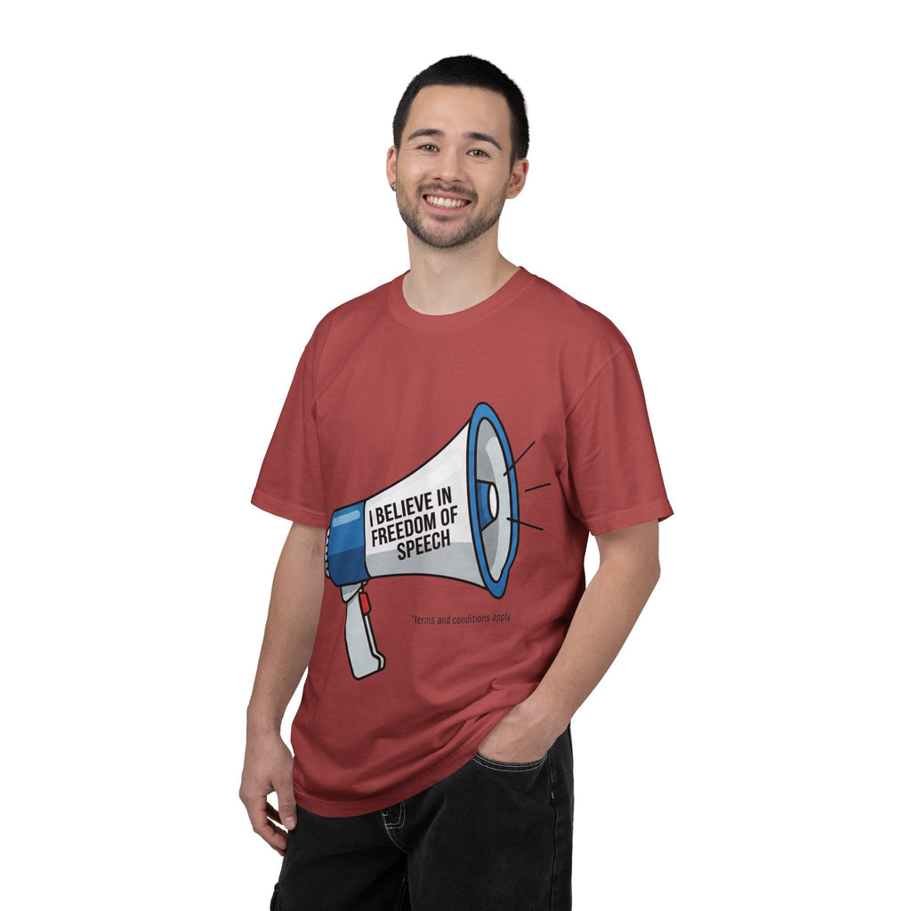 "Freedom of Speech" Unisex Garment-Dyed T-shirt