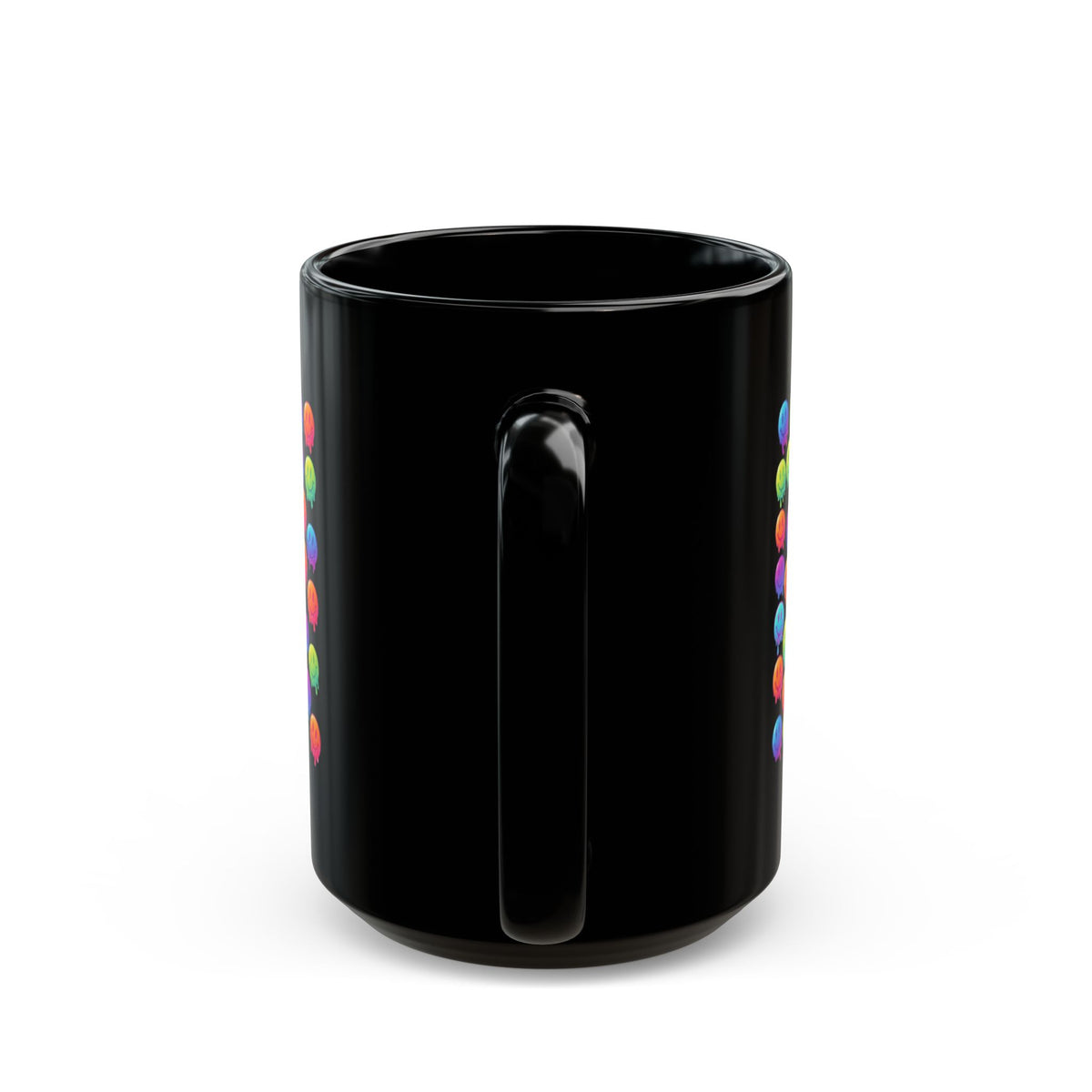 "Melting Hot" Black Ceramic Mug