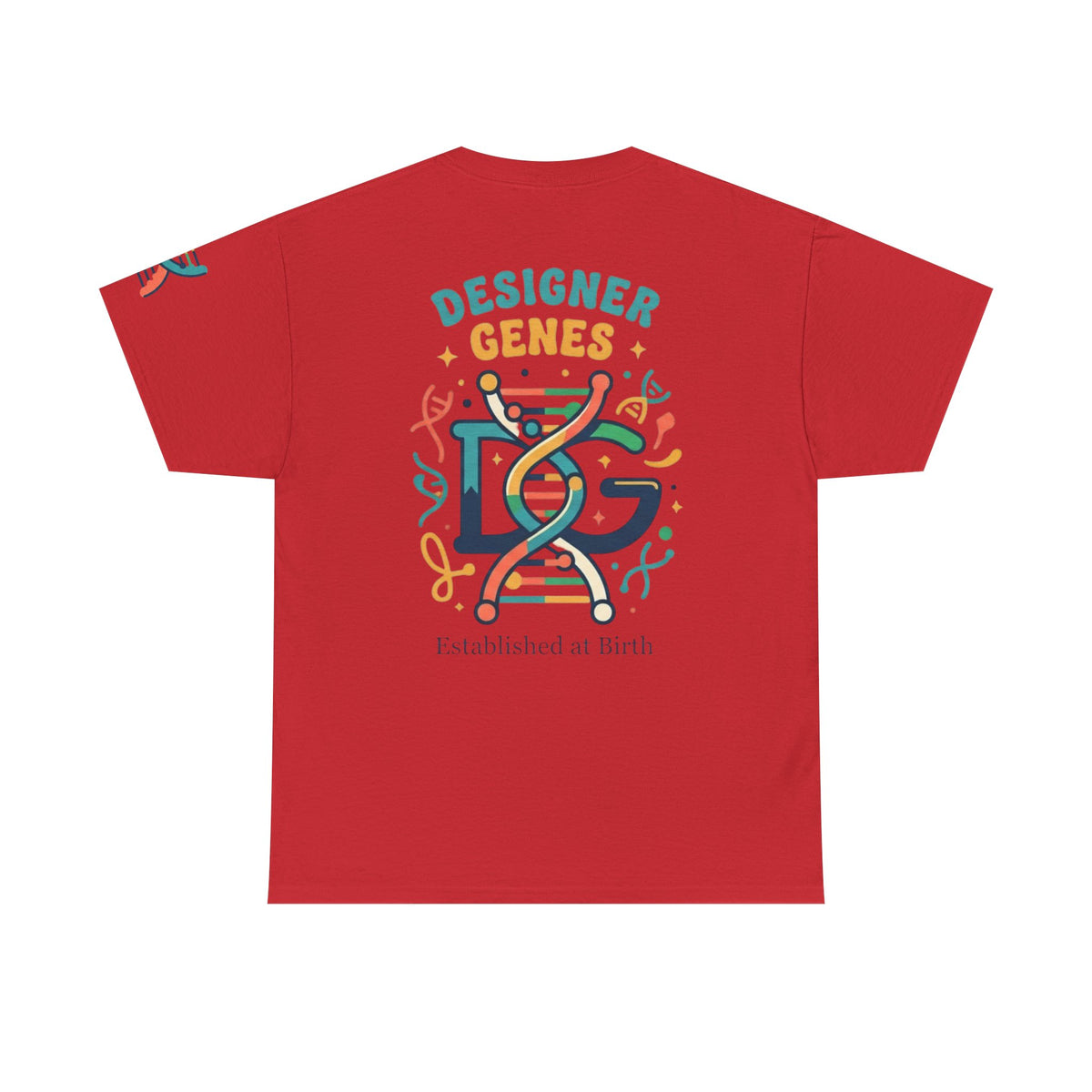 Color: Red | Designer Genes Premium Graphic Tee