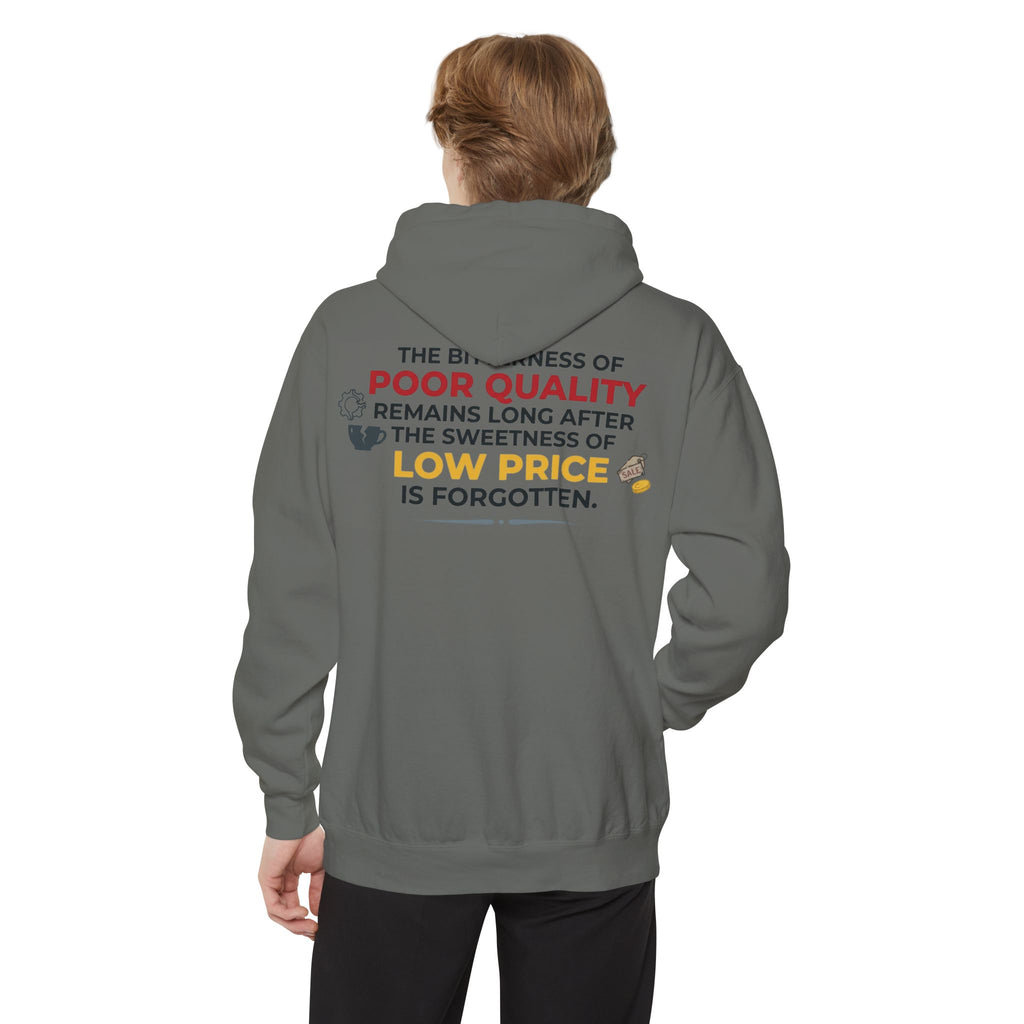 "Bitterness of Poor Quality" Garment-Dyed Hoodie