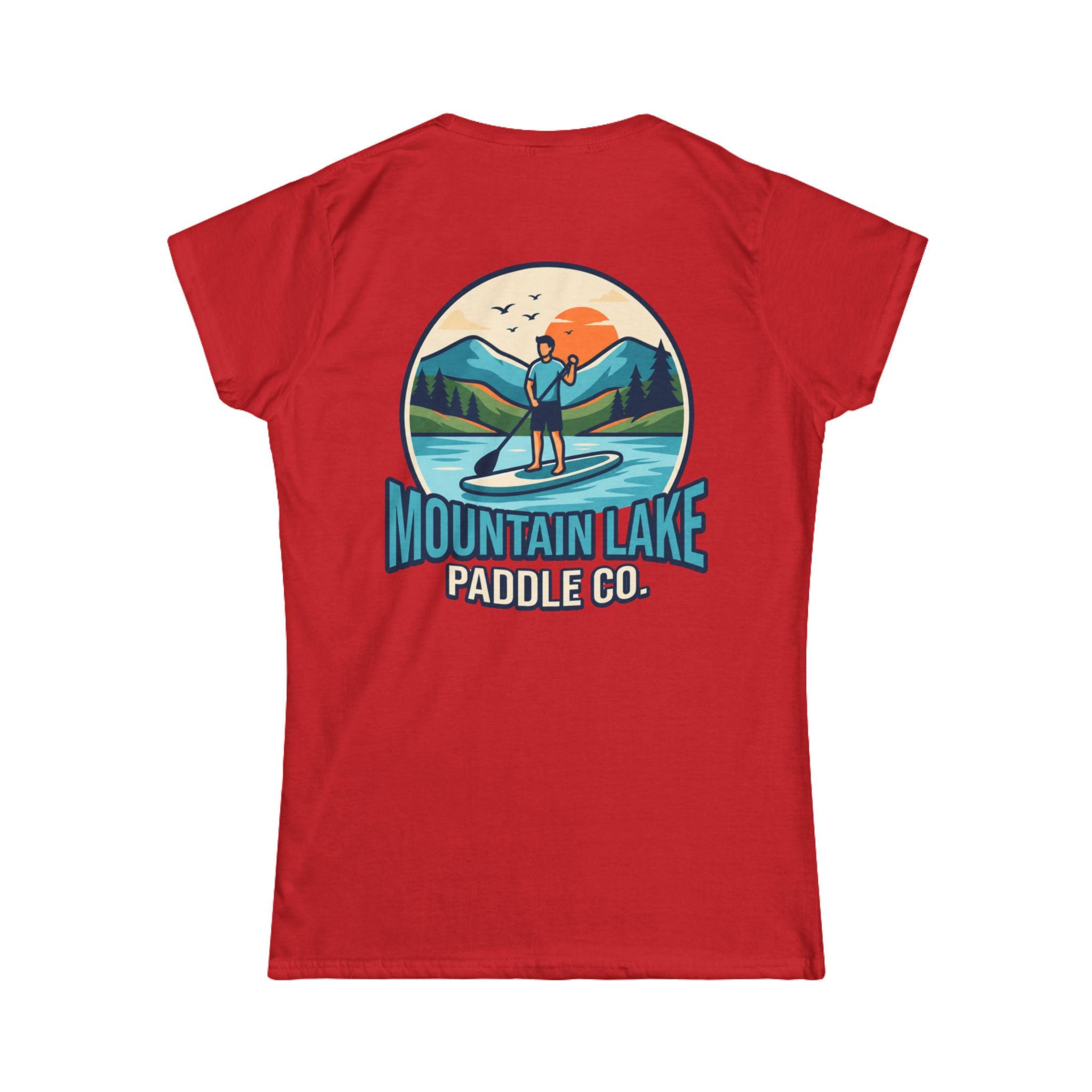 "Mountain Lake Paddle Board" Women's Tee