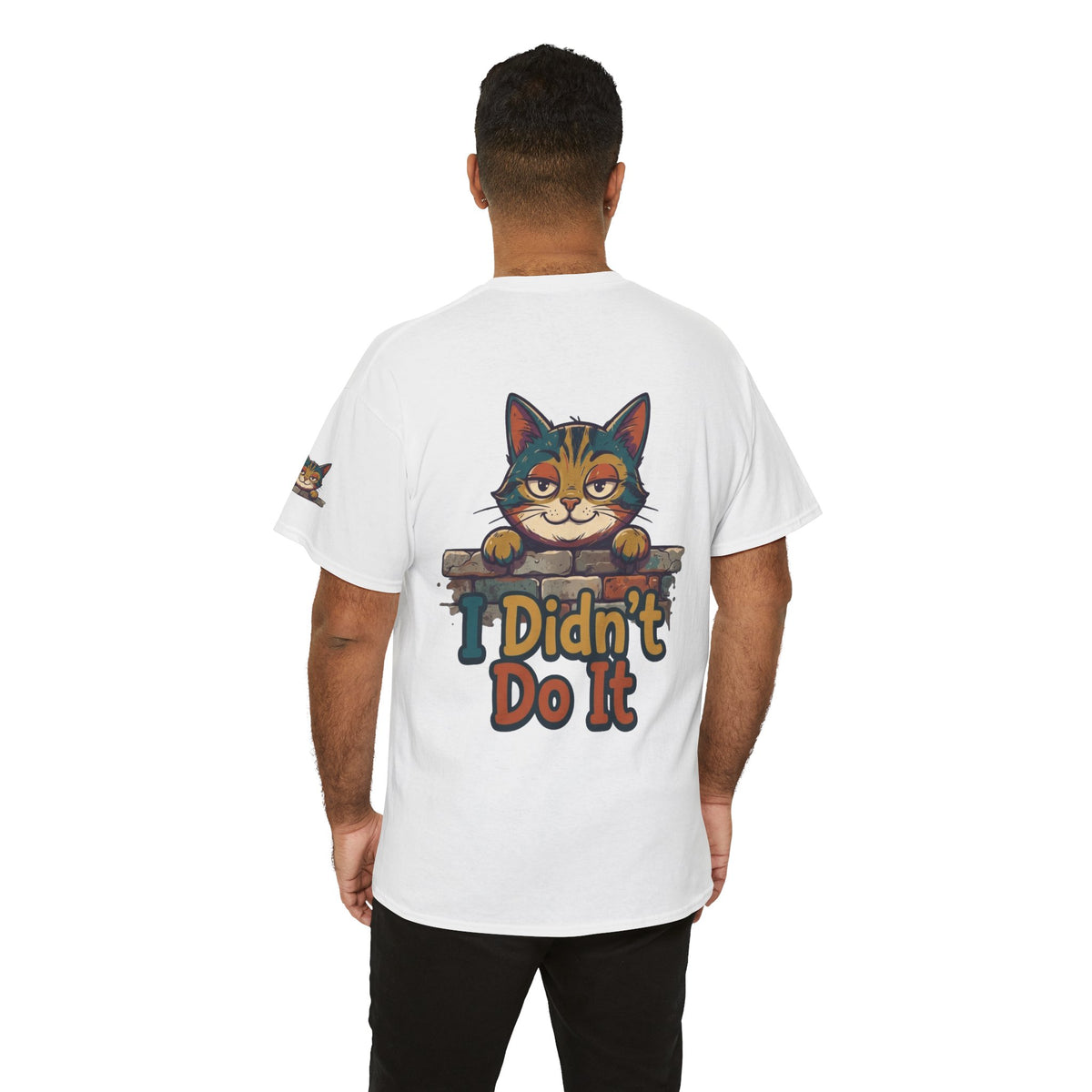 Color: White | I Didn't Do It Premium Graphic Tee