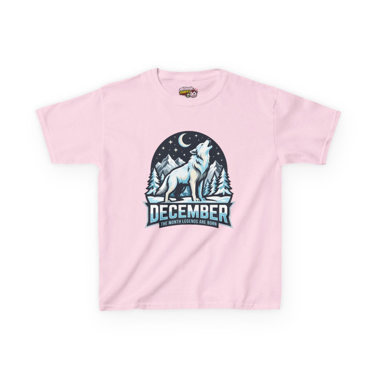 Color: Light Pink | December Legend Kids Tee
