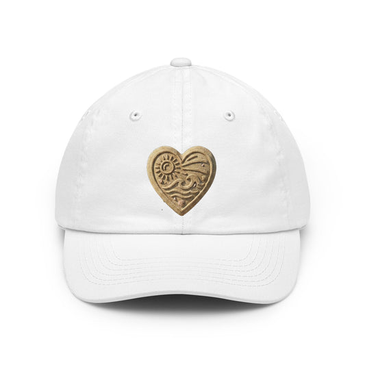 Color: White | I Luv The Beach Dad Hat