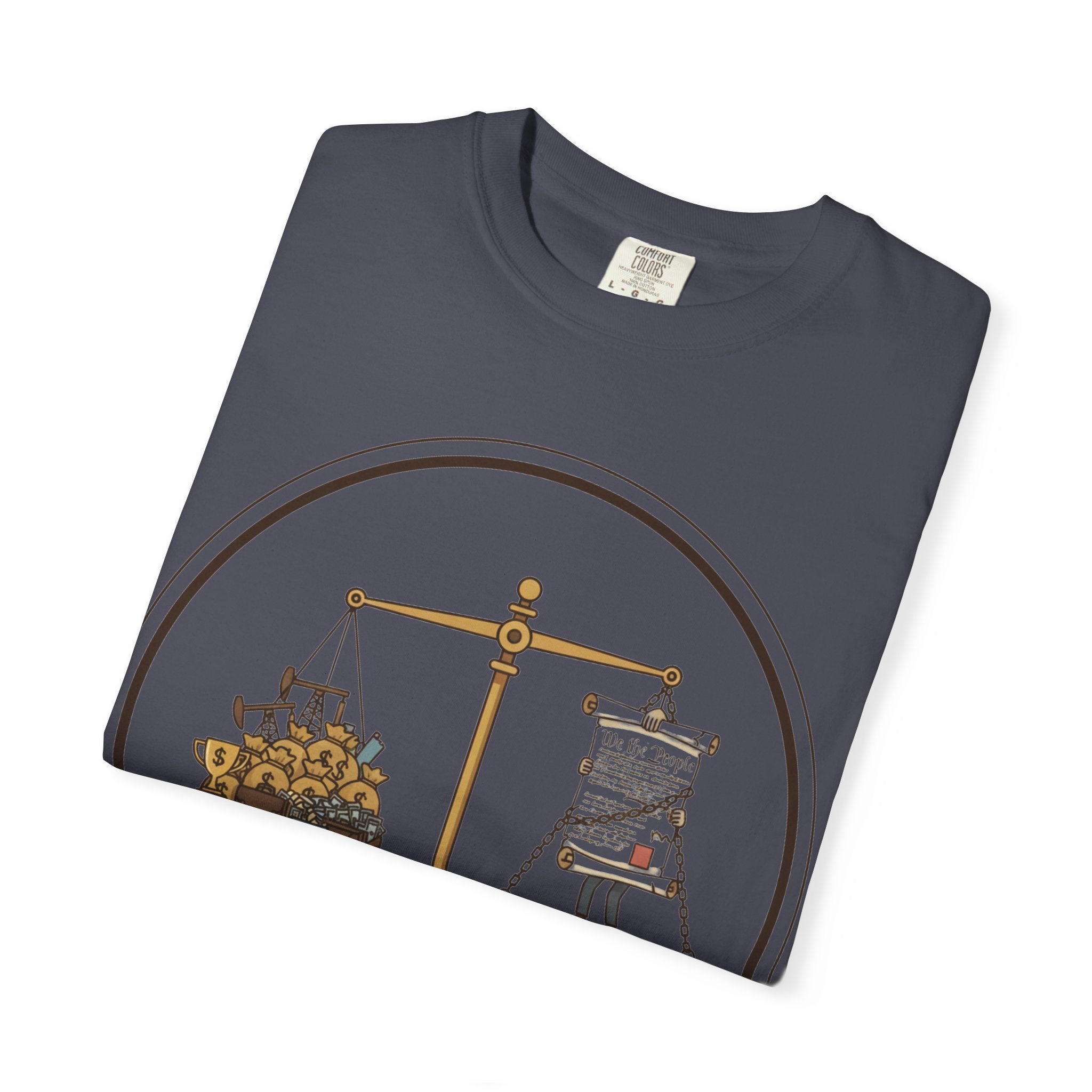 "The Economic Balance" Unisex Garment-Dyed T-shirt