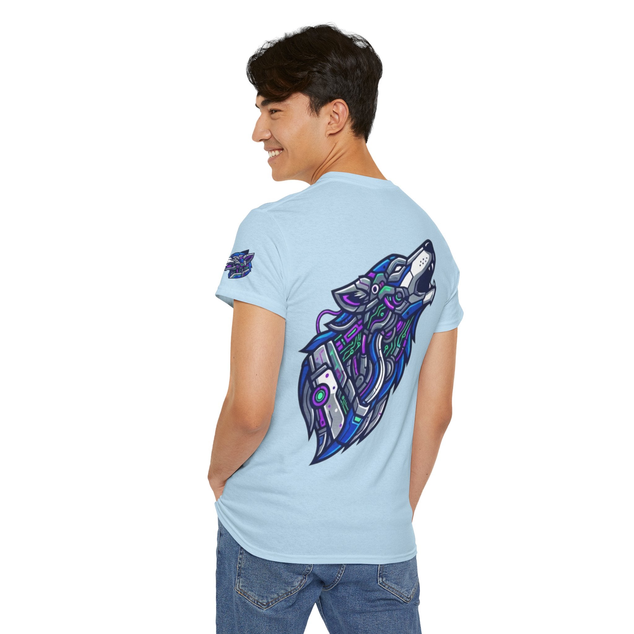 "Cyber Wolf" Premium Graphic Tee