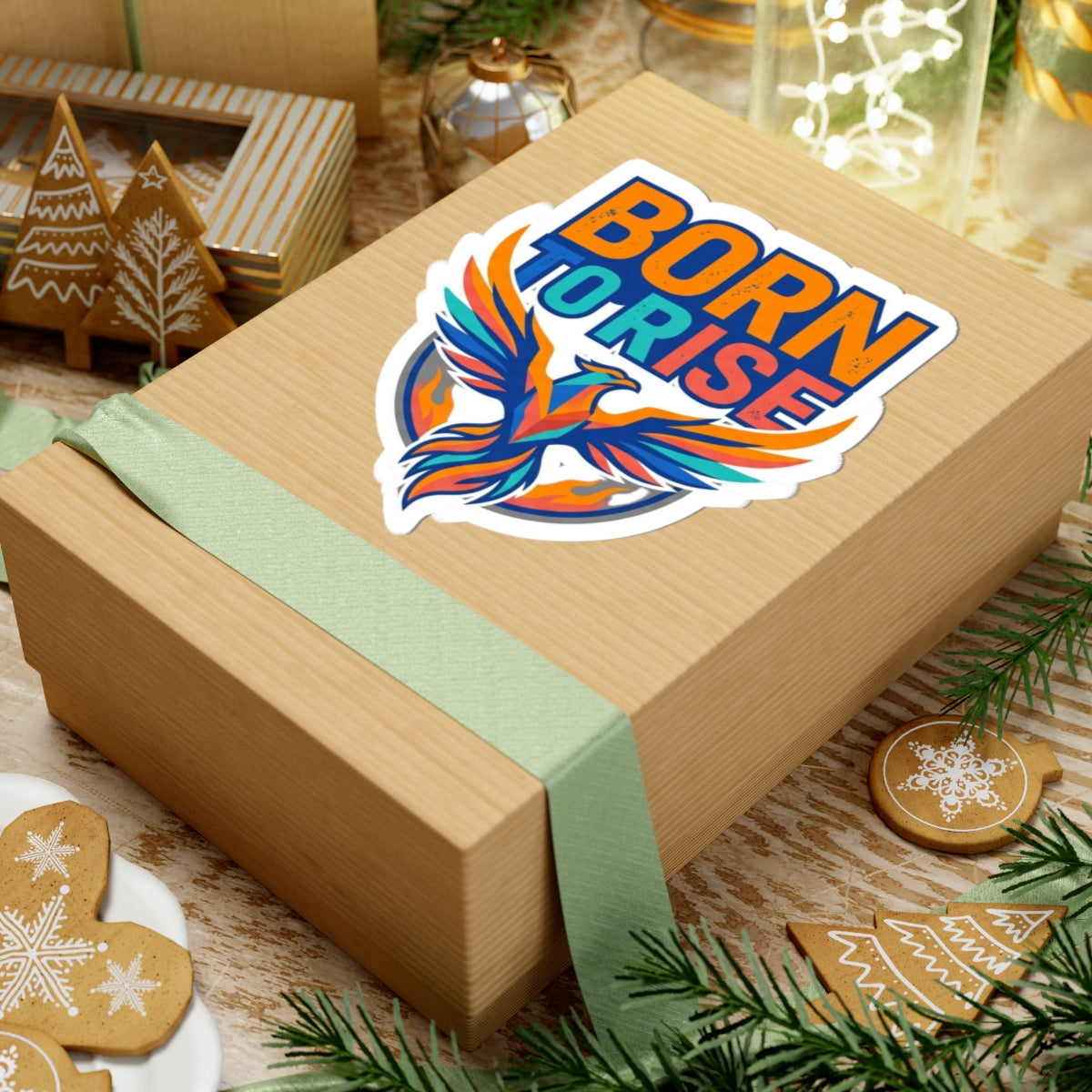 "Born to Rise" Sticker — Main