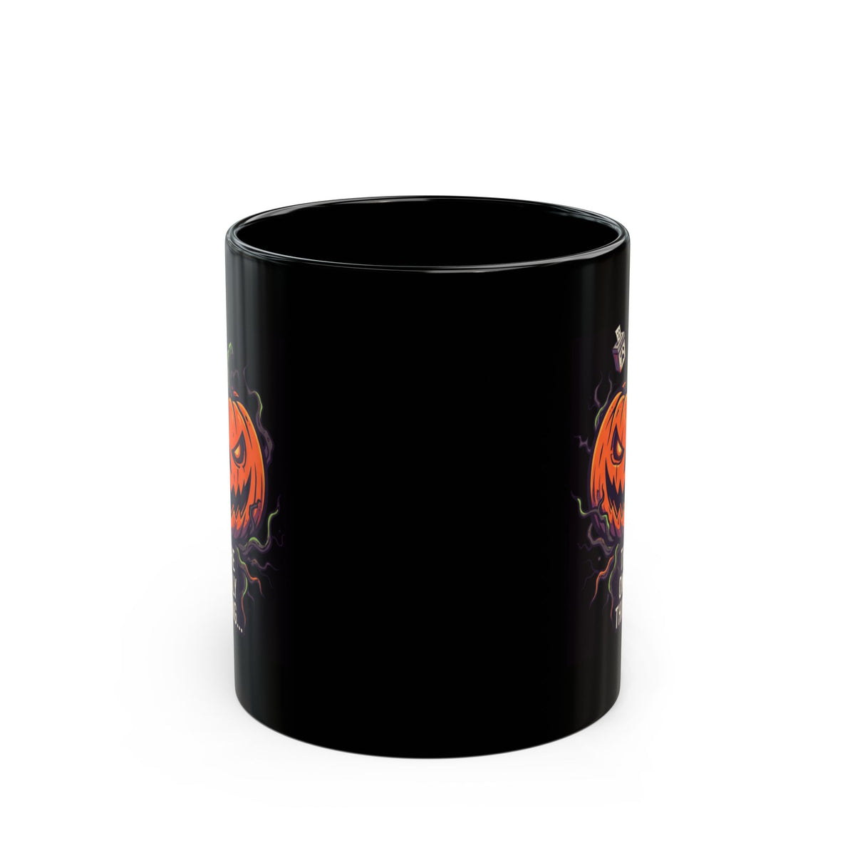 "Current Politics" Black Ceramic Mug — Graphic