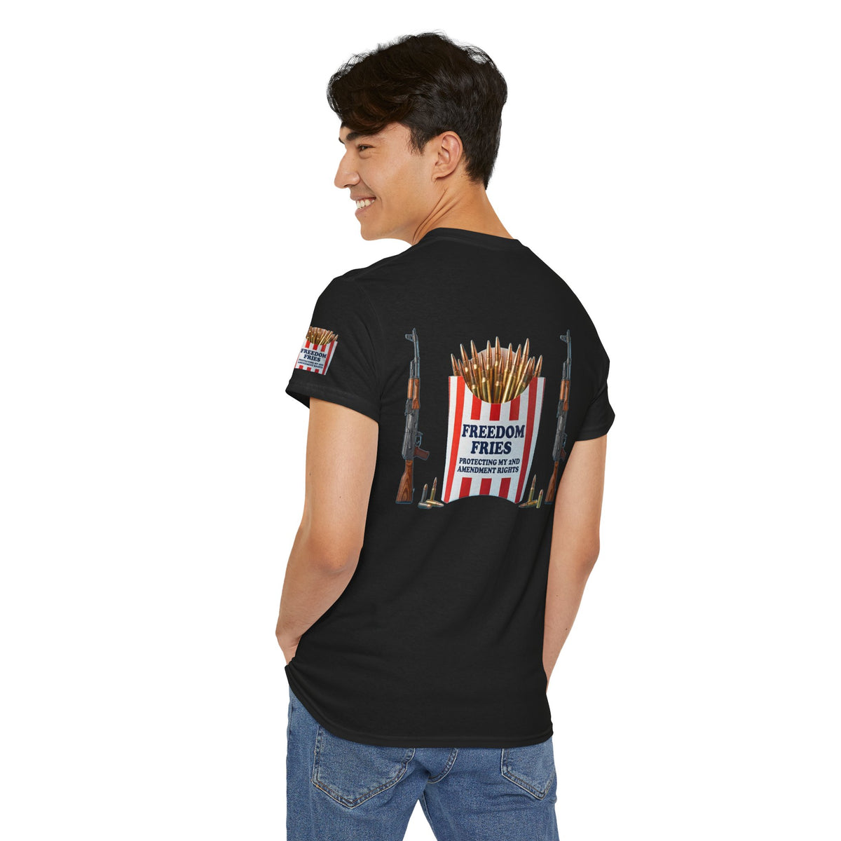 Color: Black | Freedom Fries Premium Graphic Tee