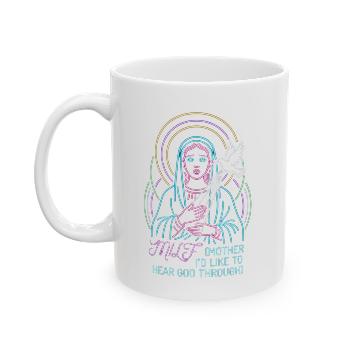 "Good Book Series MILF" White Ceramic Mug