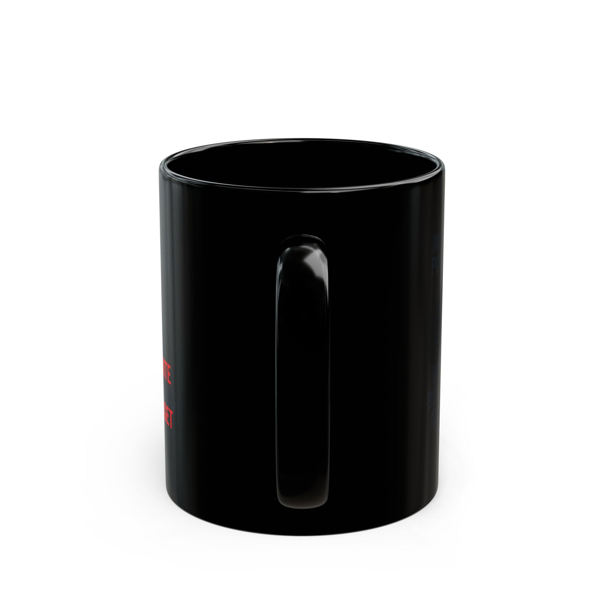 "Protest Series - Fix The Roads" Black Ceramic Mug