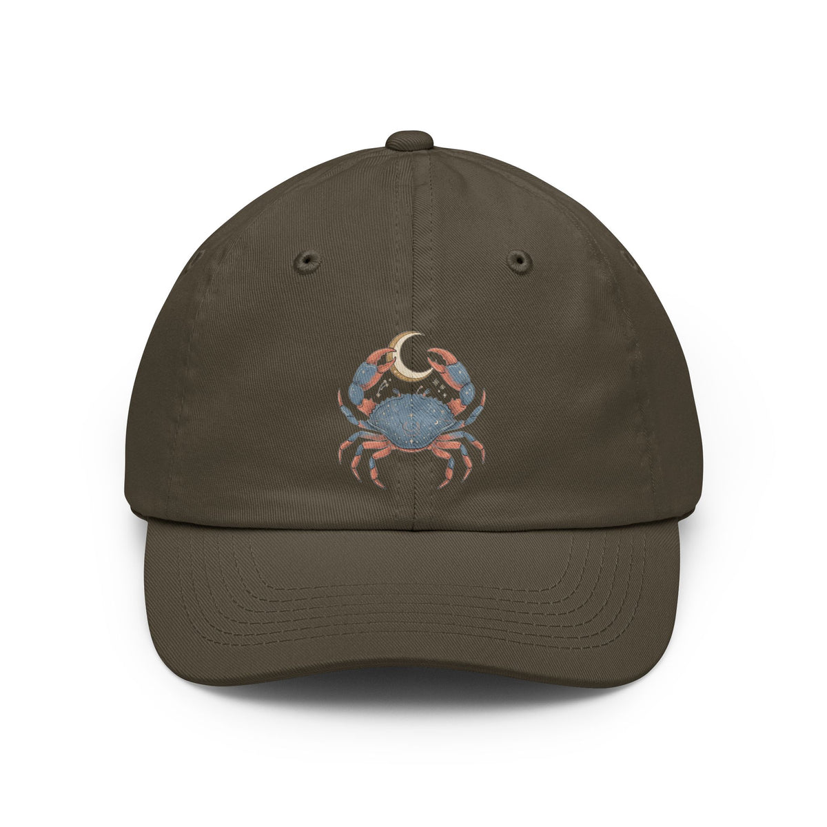 Color: Olive | Cancer The Moon Child Crab Dad Hat