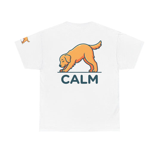 Color: White | Dog CALM Premium Graphic Tee