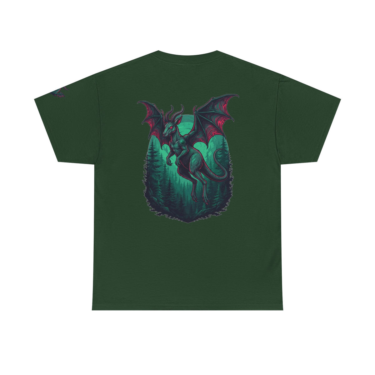 Color: Forest Green | The Jersey Devil (New Jersey, USA) Premium Graphic Tee