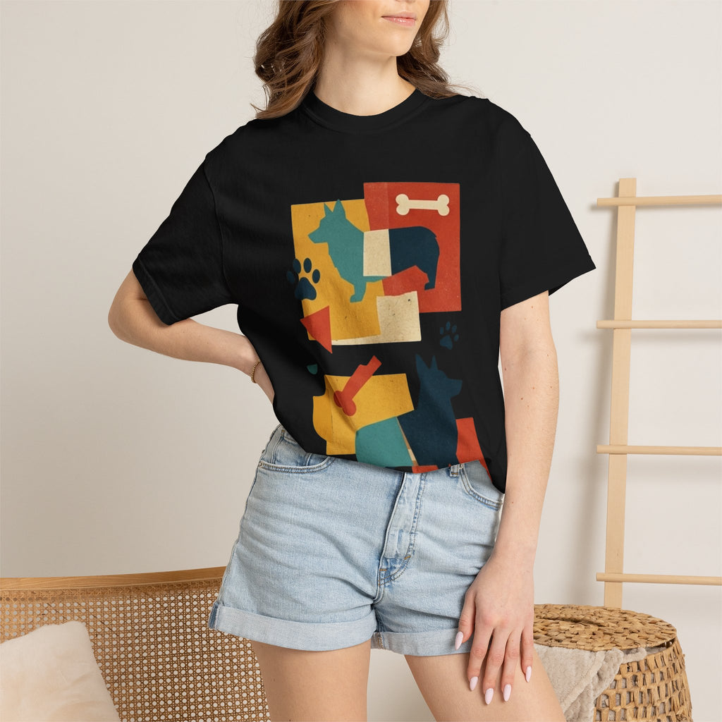 "Dogs and Bones" Unisex Garment-Dyed Tee