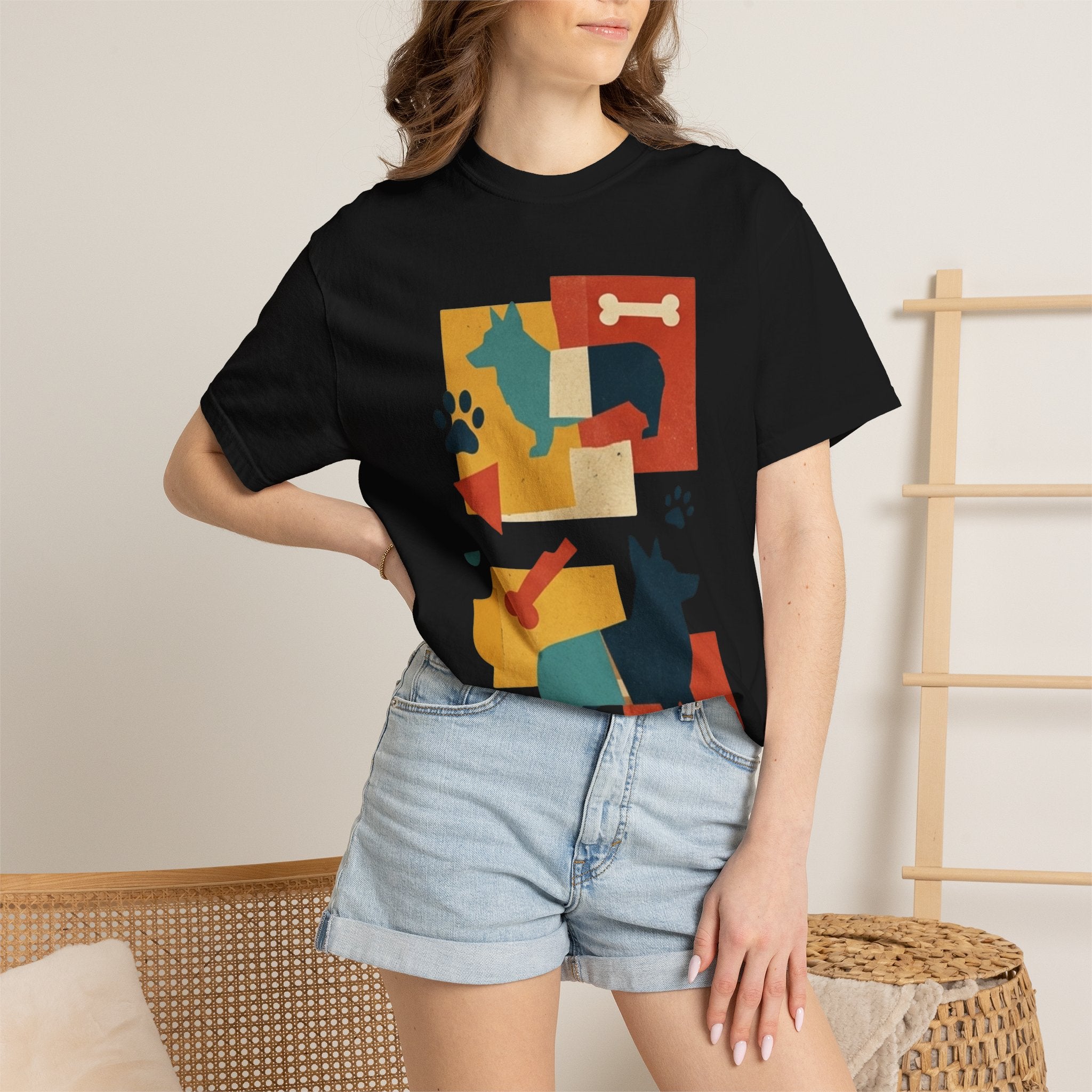 "Dogs and Bones" Unisex Garment-Dyed Tee