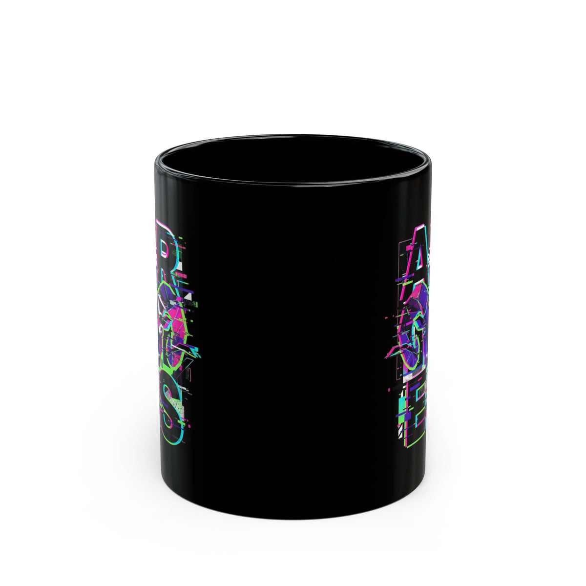 "Aries" Black Ceramic Mug