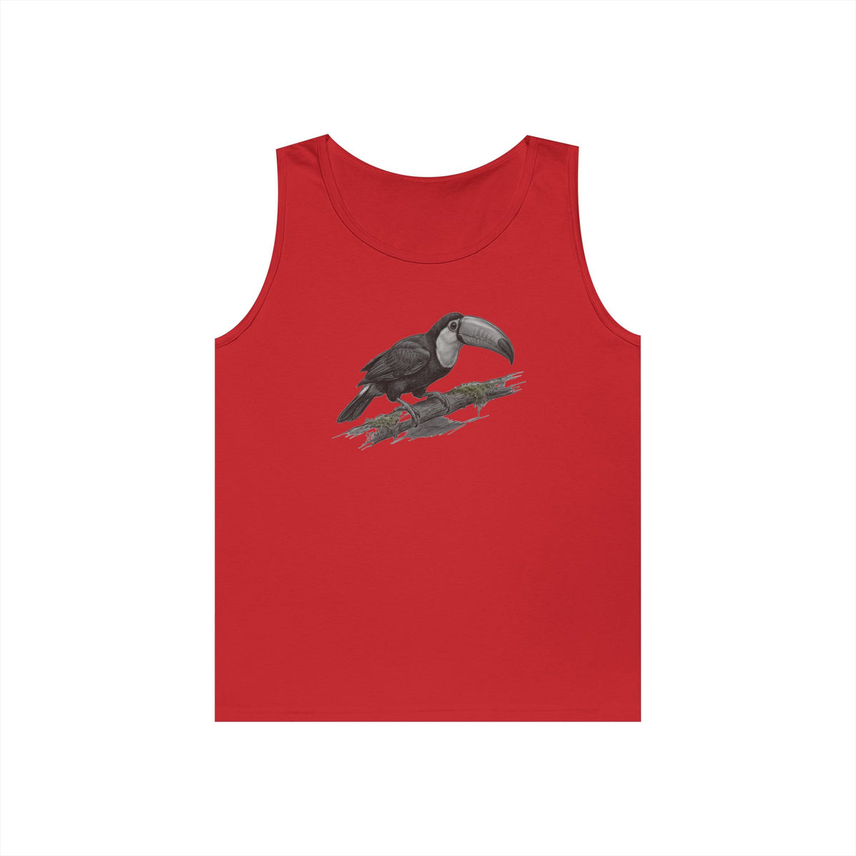 "Pencil Sketch Art Toucan" Tank Top