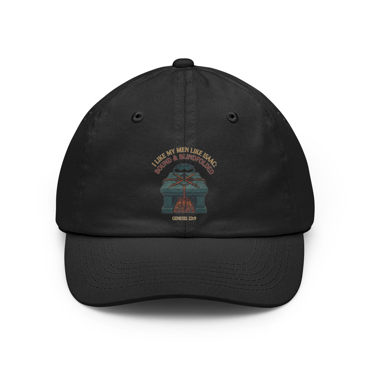 Color: Black | Good Book Series Bound & Blindfolded Dad Hat