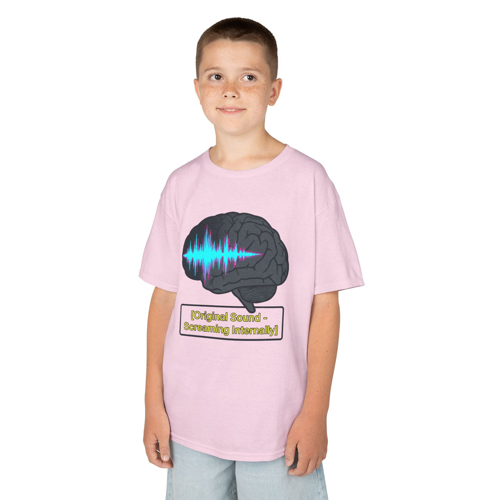 "Screaming Internally" Kids Tee