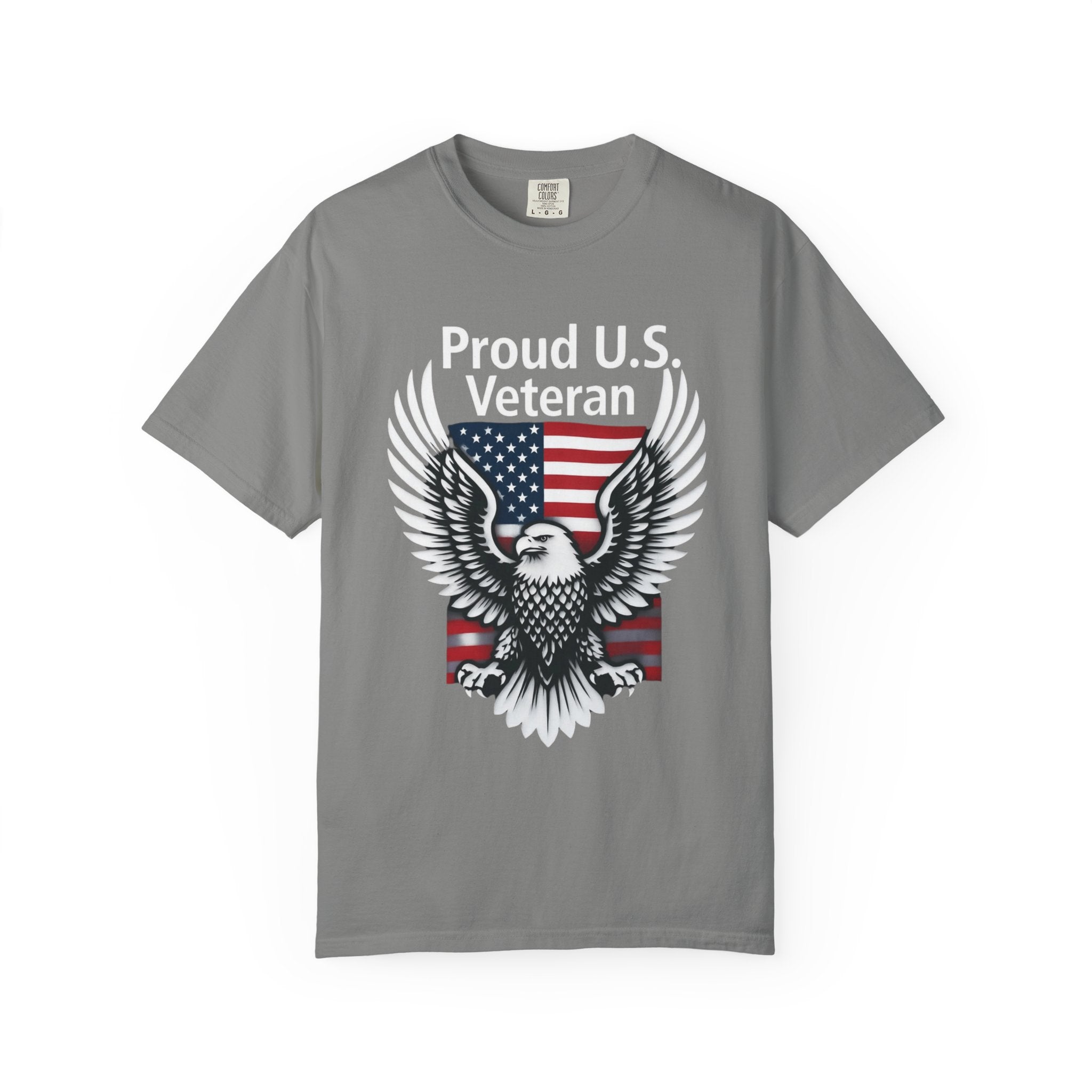 "Proud Veteran" Unisex Garment-Dyed T-shirt