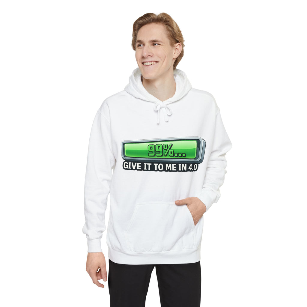 99% Done Waiting | Garment-Dyed Hoodie — AttitudeShirts