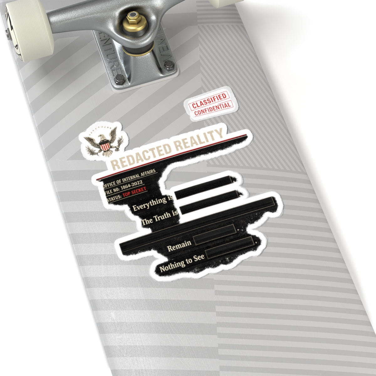 Unfiltered & Unapologetic | Kiss-Cut Sticker — AttitudeShirts