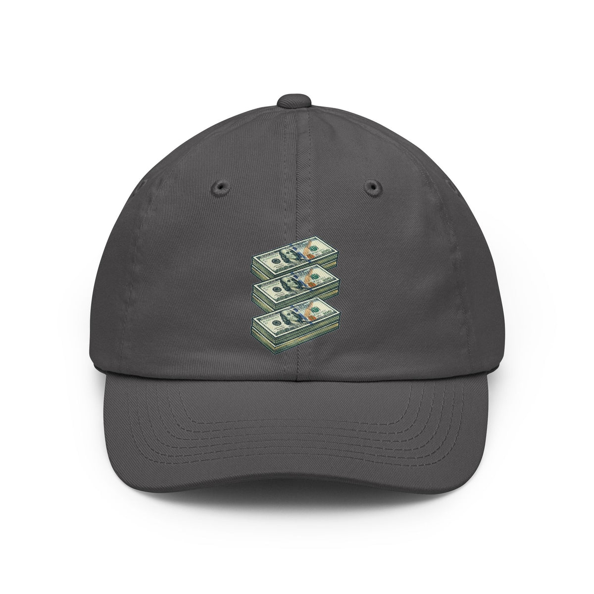 Color: Charcoal | 100 Bucks Dad Hat