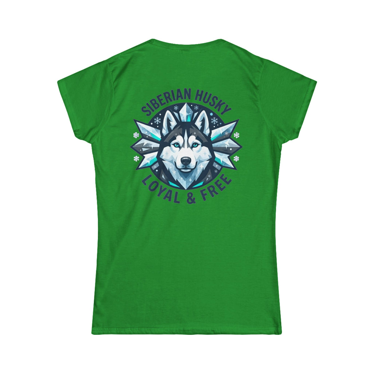 "Siberian Husky Loyal & Free" Women's Tee