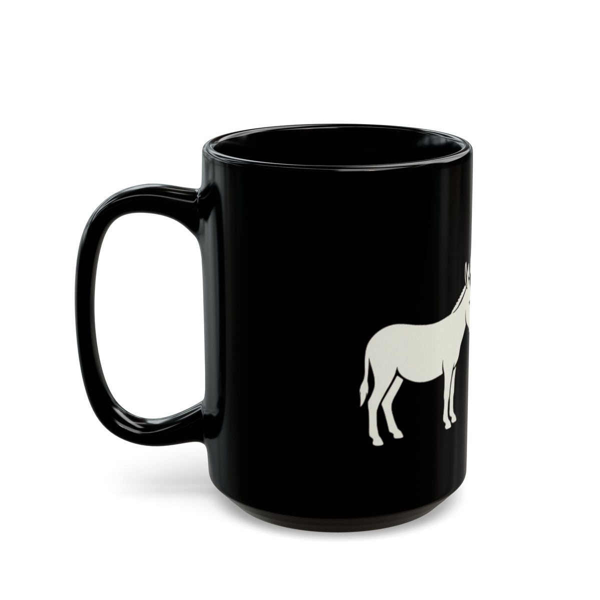 "Good Book Series Ezekiel 23 20 Love Language" Black Ceramic Mug — Graphic